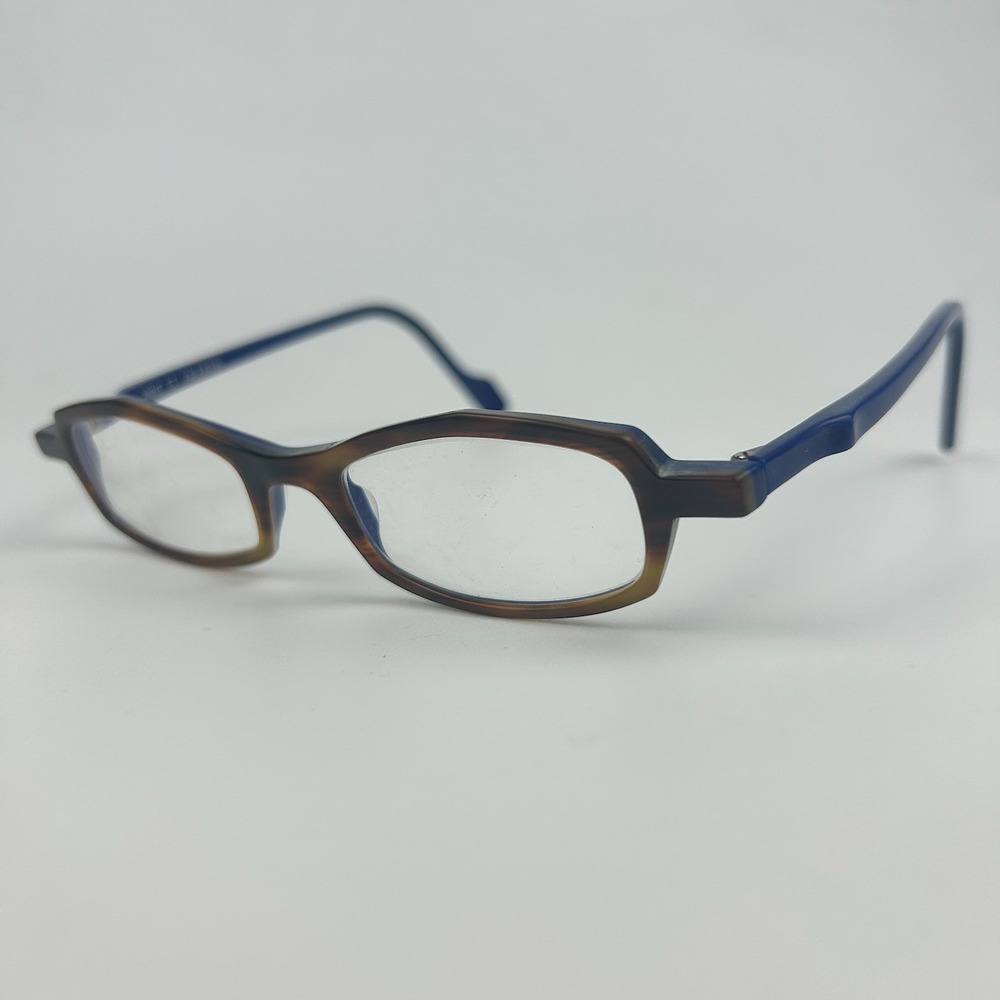 Anne et Valentin Andrea 1007 Unisex Eyeglasses Brown & Blue Tortoise Full Rim